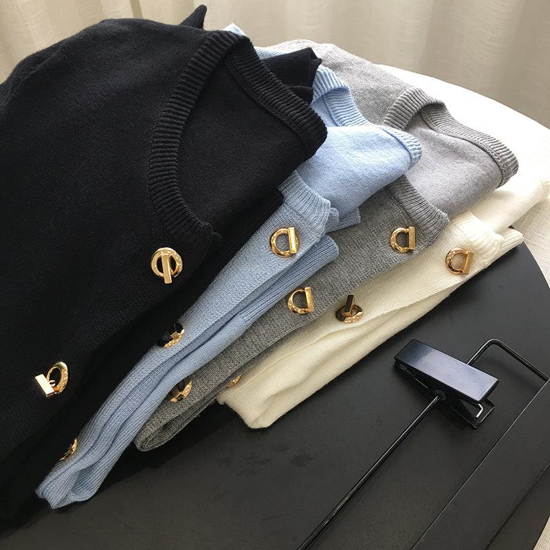 バックルボタンカーディガン 商品画像 1